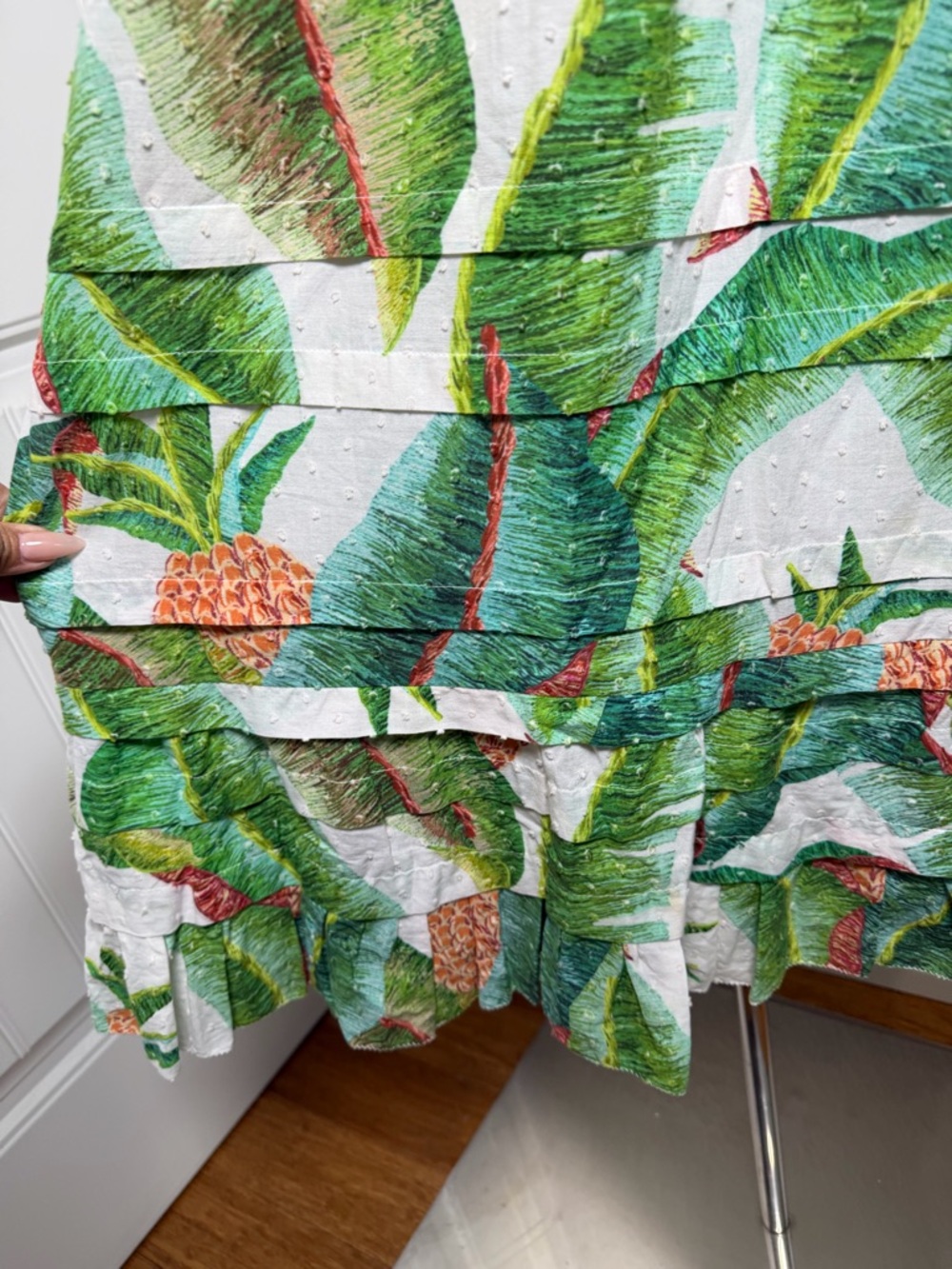 Farm Rio Forest Palm Midi Dress XS - Picture 5 of 11